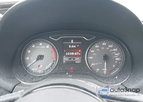 2017 Audi S3 2.0T Premium Plus z USA, uszkodzony, nr VIN WAUB1GFF4H1021561